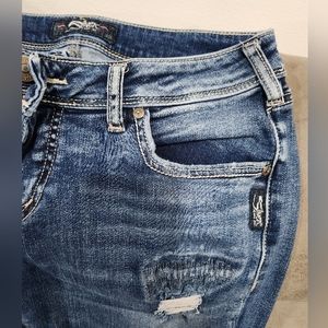 Silver SAM distressed jeans. Size W27/L27